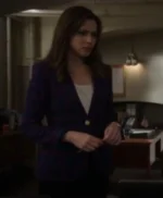 Designated Survivor S2 E11 Emily Rhodes Blue Check Blazer