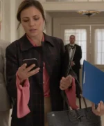Designated Survivor S3 E2 Emily Rhodes Check Coat