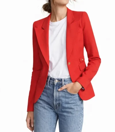 Designated Survivor S3 E2 Emily Rhodes Red Blazer
