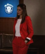 Designated Survivor S3 E2 Emily Rhodes Red Blazer