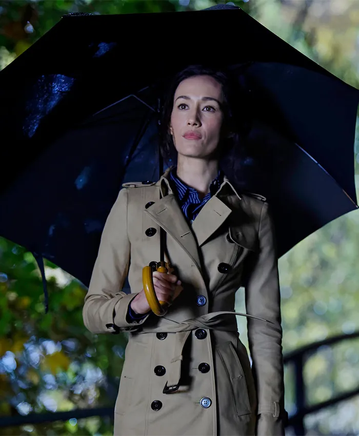 Designated Survivor S3 E3 Hannah Wells Trench Coat Designated Survivor S3 E3 Hannah Wells Trench Coat