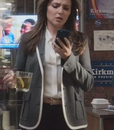 Designated Survivor S3 E5 Emily Rhodes Grey Blazer