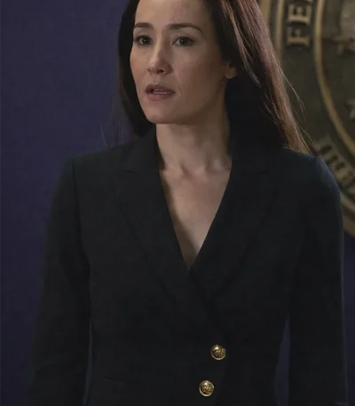 Designated Survivor S3 E6 Maggie Q Black Blazer