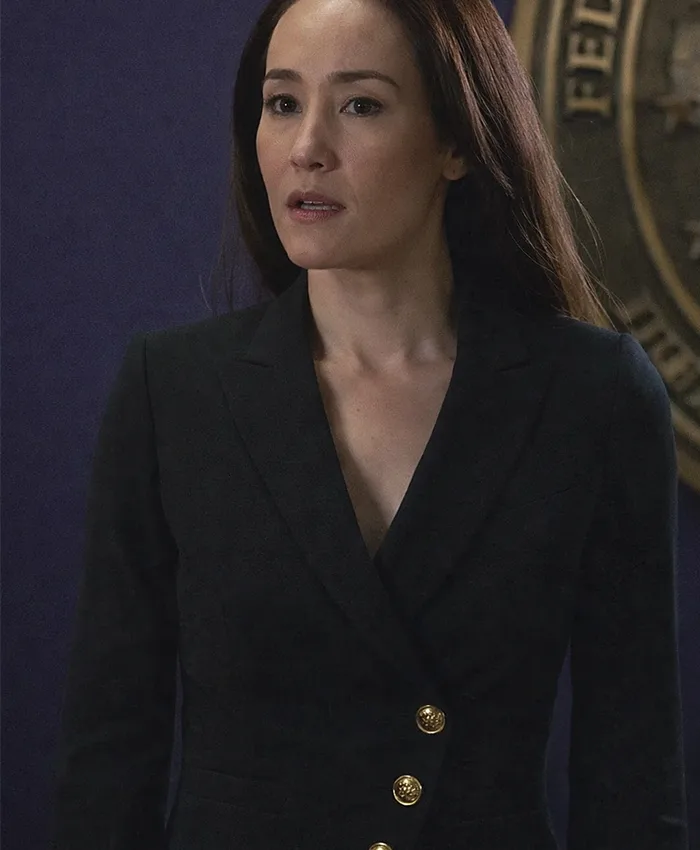 Designated Survivor S3 E6 Maggie Q Black Blazer Designated Survivor S3 E6 Maggie Q Black Blazer