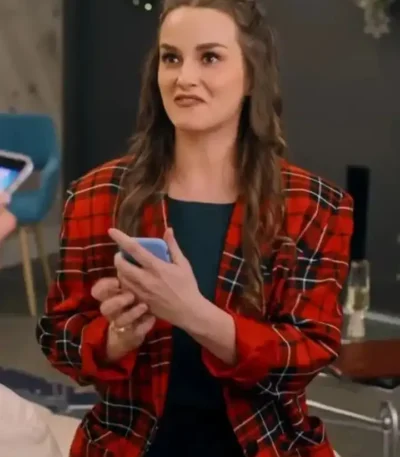 Destination Christmas 2022 Eva Tavares Red Blazer