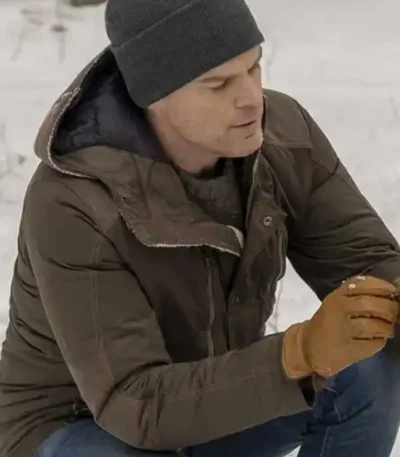 Dexter New Blood Dexter Morgan Brown Hood Jacket