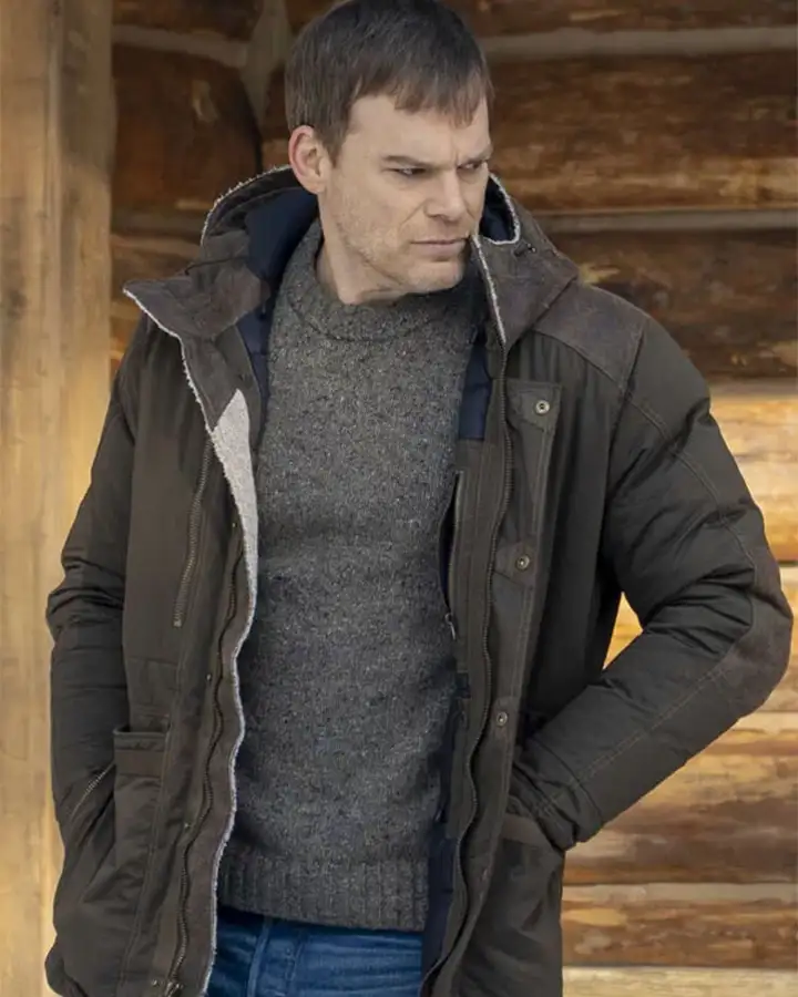 Dexter New Blood Dexter Morgan Brown Hood Jacket Dexter New Blood Dexter Morgan Brown Hood Jacket