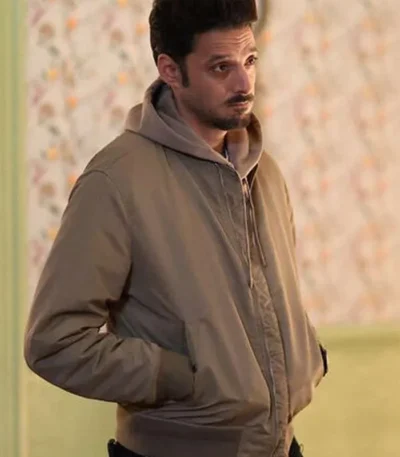 Dhan Rana Found S02 Beige Bomber Jacket