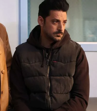 Dhan Rana Found S02 Black Puffer Vest