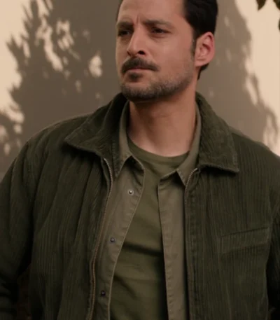 Dhan Rana Found S02 Green Corduroy Jacket