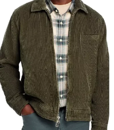 Dhan Rana Found S02 Green Corduroy Jacket