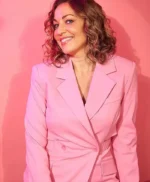 Director Molly McGlynn Fitting In 2024 Pink Blazer