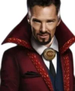 Doctor Strange Benedict Cumberbatch Long Red Coat