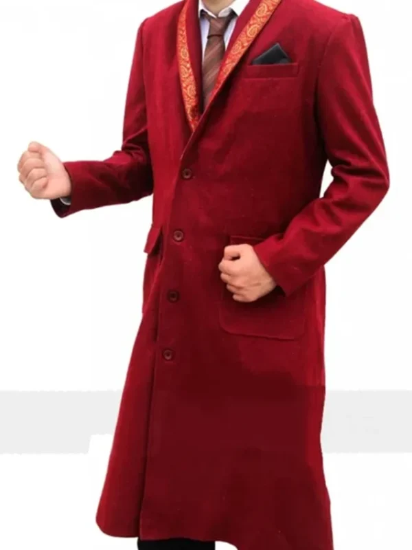 Doctor Strange Benedict Cumberbatch Long Red Coat