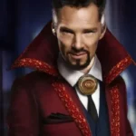 Doctor Strange Benedict Cumberbatch Long Red Coat