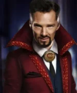 Doctor Strange Benedict Cumberbatch Long Red Coat