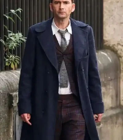 Doctor Who 60th Anniversary 10th Doctor Black Coat