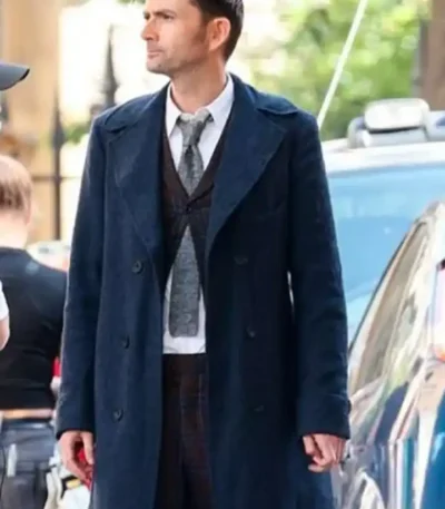 Doctor Who 60th Anniversary 10th Doctor Black Coat