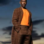 Doctor Who Ncuti Gatwa Plaid Coat