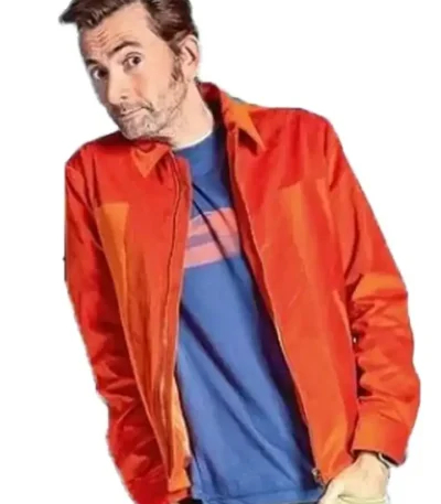 Doctor Who S14 David Tennant Orange Jacket
