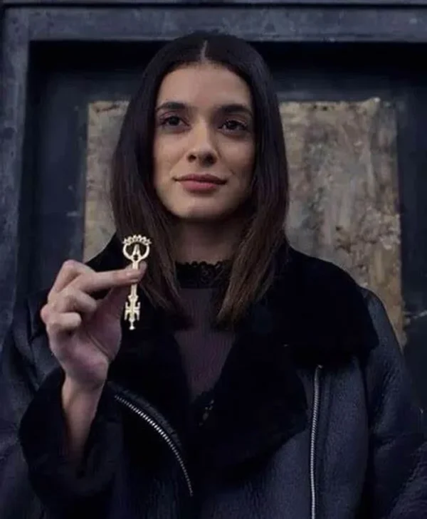 Dodge Locke and Key Laysla De Oliveira Black Jacket