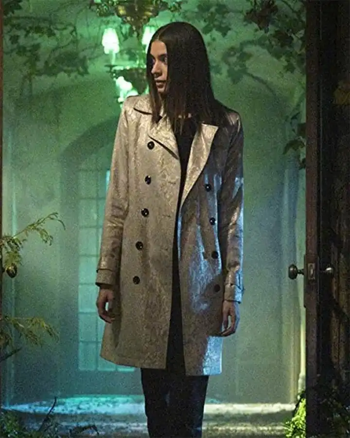 Dodge White Leather Coat Locke & Key Dodge White Leather Coat Locke & Key