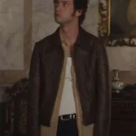 Dominic Sessa Now You See Me 3 Brown Leather Jacket