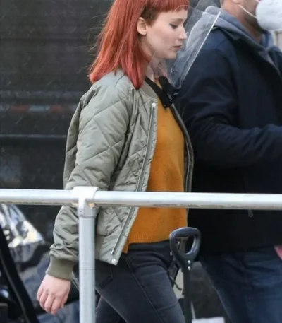 Don’t Look Up Kate Dibiasky Varsity Bomber Jacket