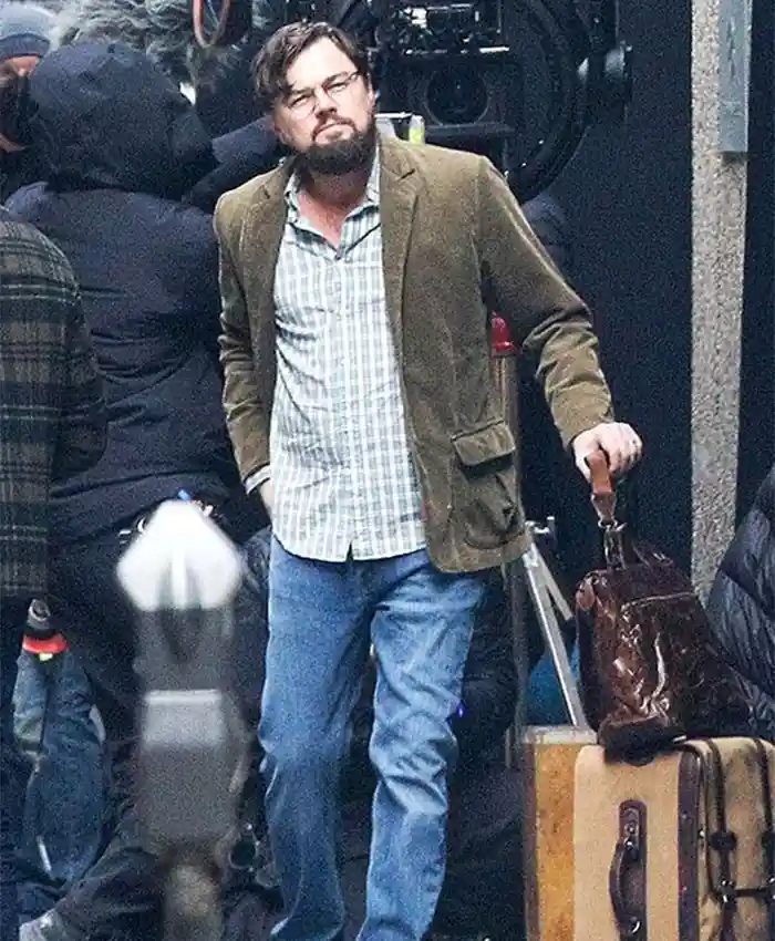 Don’t Look Up Leonardo DiCaprio Cord Blazer Jacket Don’t Look Up Leonardo DiCaprio Cord Blazer Jacket
