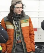 Don’t Look Up Yule Orange Puffer Jacket