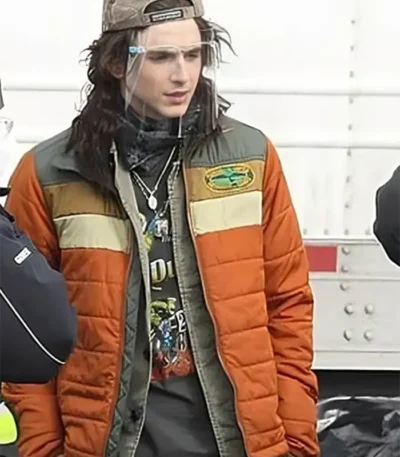 Don’t Look Up Yule Orange Puffer Jacket