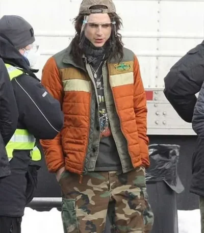 Don’t Look Up Yule Orange Puffer Jacket