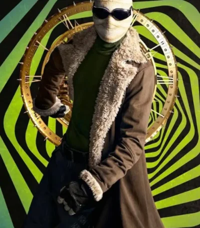 Doom Patrol Larry Trainor Fur Long Trench Coat