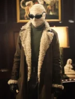 Doom Patrol Larry Trainor Fur Long Trench Coat