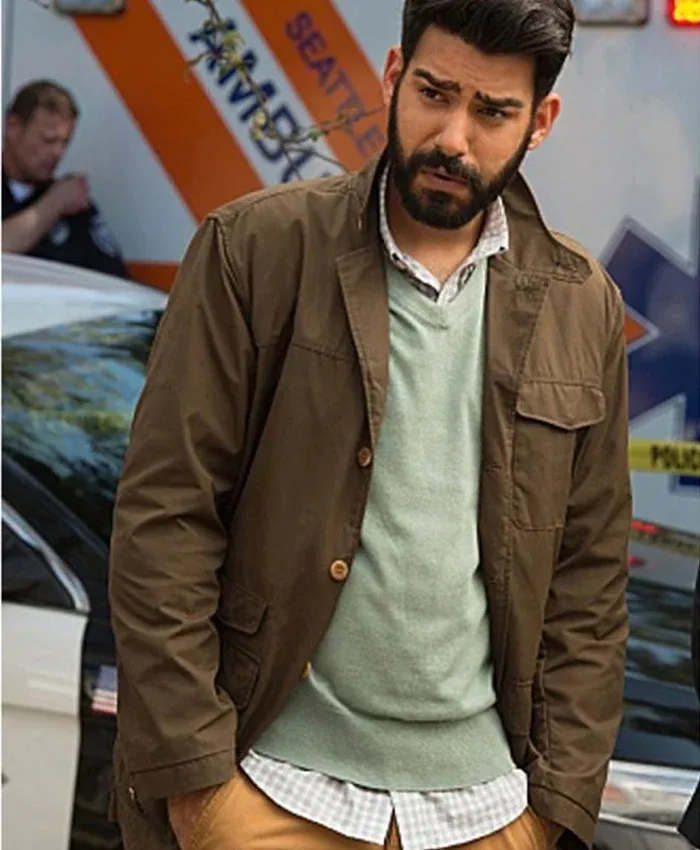 Dr. Ravi Chakrabarti Izombie Brown Cotton Jacket Dr. Ravi Chakrabarti Izombie Brown Cotton Jacket
