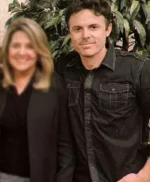 Dreamin Wild 2023 Casey Affleck Black Cotton Jacket