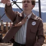 Dylan Arnold Oppenheimer Brown Cotton Jacket