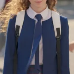Ece Yüksel Love 101 Blue Collarless Coat