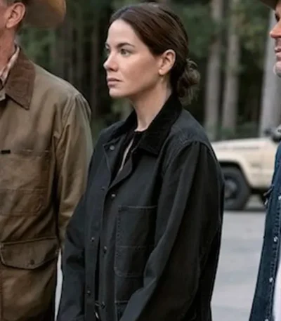 Echoes S01 Leni and Gina Black Jacket