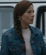 Echoes S01 Leni and Gina Blue Denim Trucker Jacket