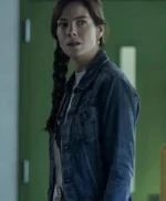 Echoes S01 Leni and Gina Blue Denim Trucker Jacket