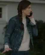 Echoes S01 Leni and Gina Blue Denim Trucker Jacket