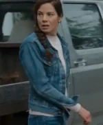 Echoes S01 Leni and Gina Blue Denim Trucker Jacket