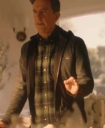 Ed Helms Family Switch 2023 Grey Cotton Jacket