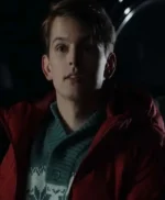 Eddie It’s a Wonderful Knife 2023 Red Puffer Jacket