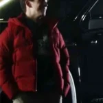 Eddie It’s a Wonderful Knife 2023 Red Puffer Jacket
