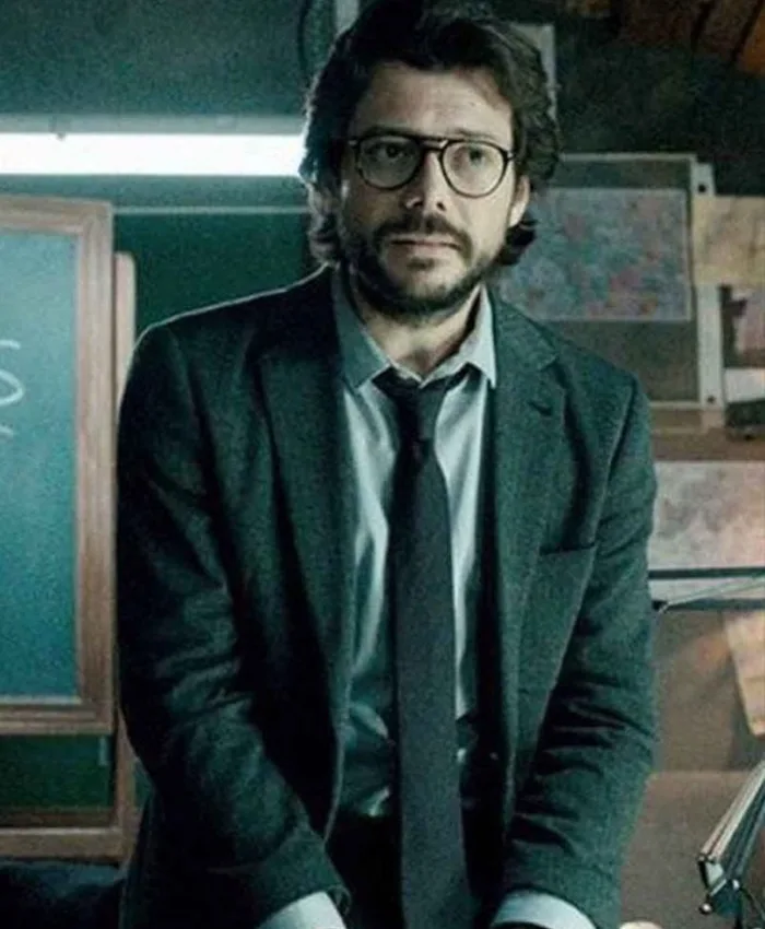 El Profesor Money Heist Wool Blend Blazer El Profesor Money Heist Wool Blend Blazer