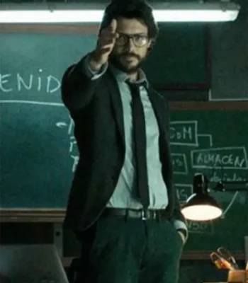 El Profesor Money Heist Wool Blend Blazer