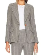 Eleanor Miller Orphan Black Echoes 2023 Striped Blazer