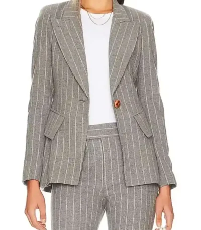 Eleanor Miller Orphan Black Echoes 2023 Striped Blazer